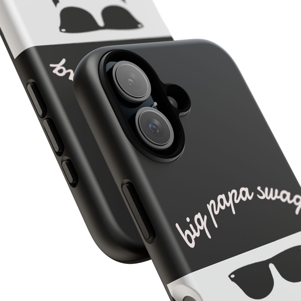 Stylish Phone Case for Dads, Big Papa Swag Design, Gift for Father's Day, Birthday Present, Cool Accessory, Trendy Mobile Cover