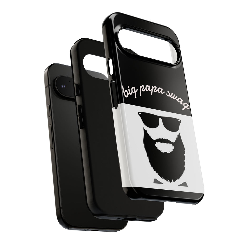 Stylish Phone Case for Dads, Big Papa Swag Design, Gift for Father's Day, Birthday Present, Cool Accessory, Trendy Mobile Cover