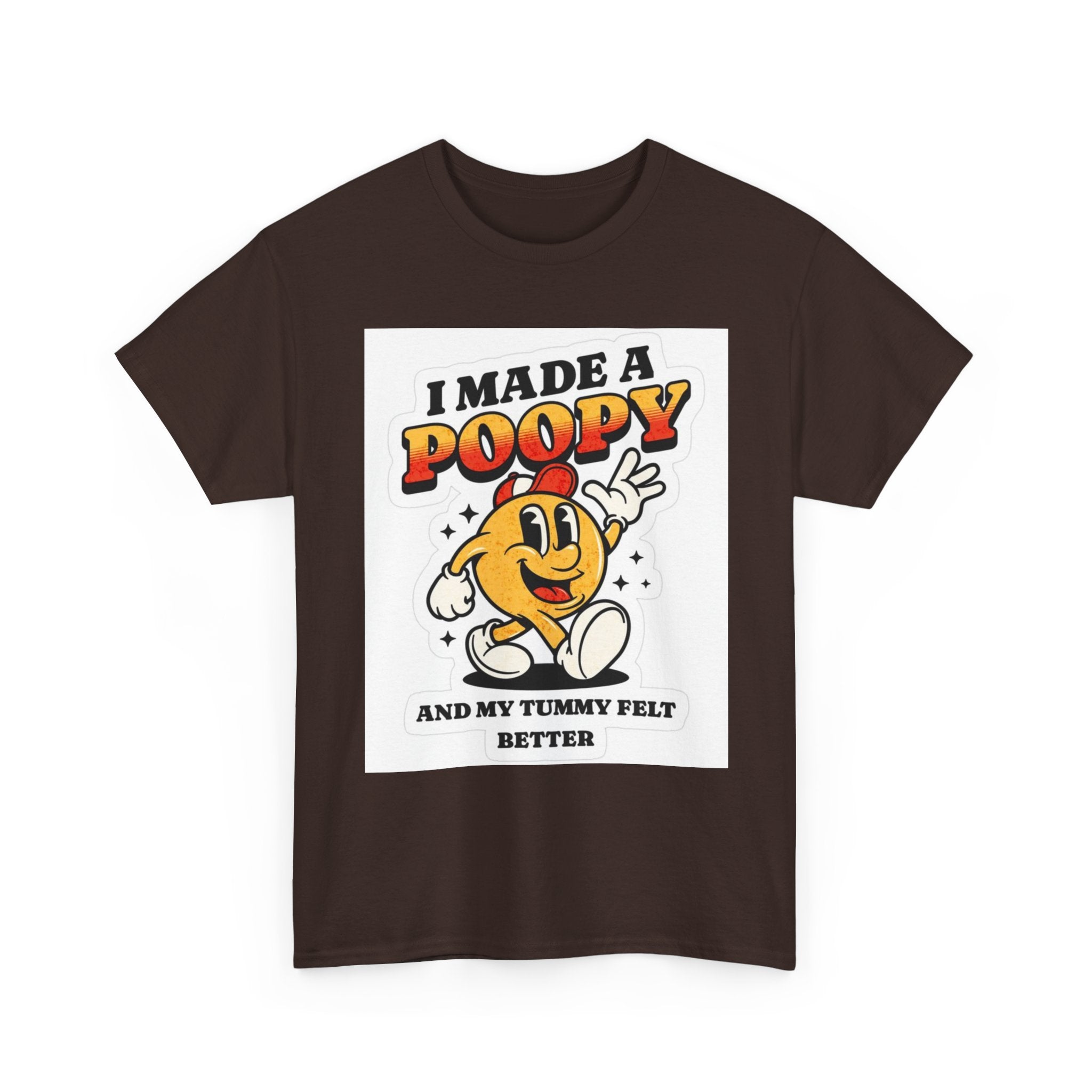 Funny Kids Unisex Cotton Tee - "I Made a Poopy" - Gift for Toddlers, Birthday, Humor, Parenting, Family Fun