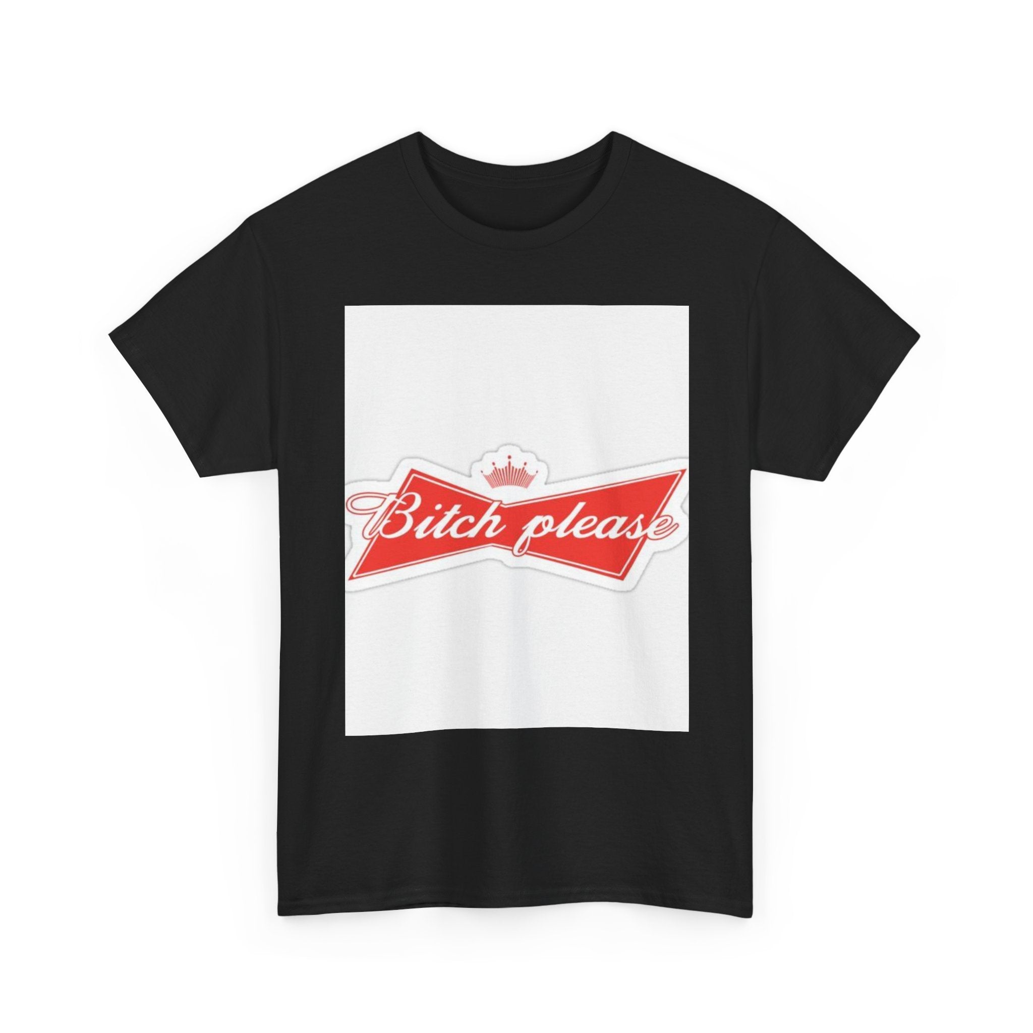 Bitch Please Unisex Heavy Cotton Tee, Funny Graphic Shirt, Casual Wear, Perfect Gift for Friends, Lazy Day Outfit, Humor Tee
