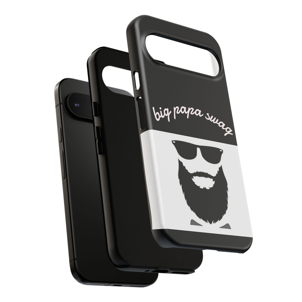 Stylish Phone Case for Dads, Big Papa Swag Design, Gift for Father's Day, Birthday Present, Cool Accessory, Trendy Mobile Cover