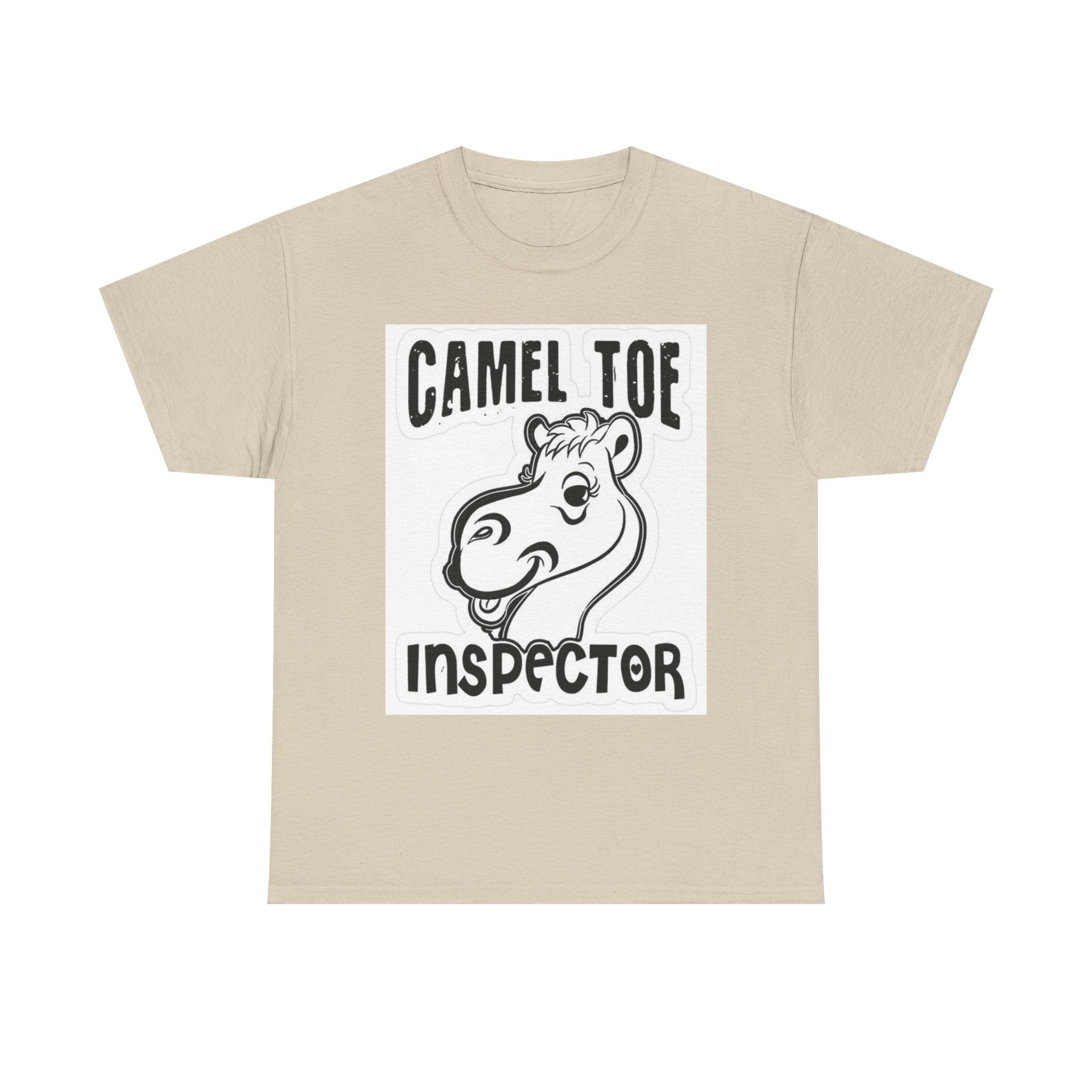 Funny Camel Toe Inspector Tee, Humorous T-Shirt for Parties, Gifts for Friends, Casual Wear, Novelty Gift Idea