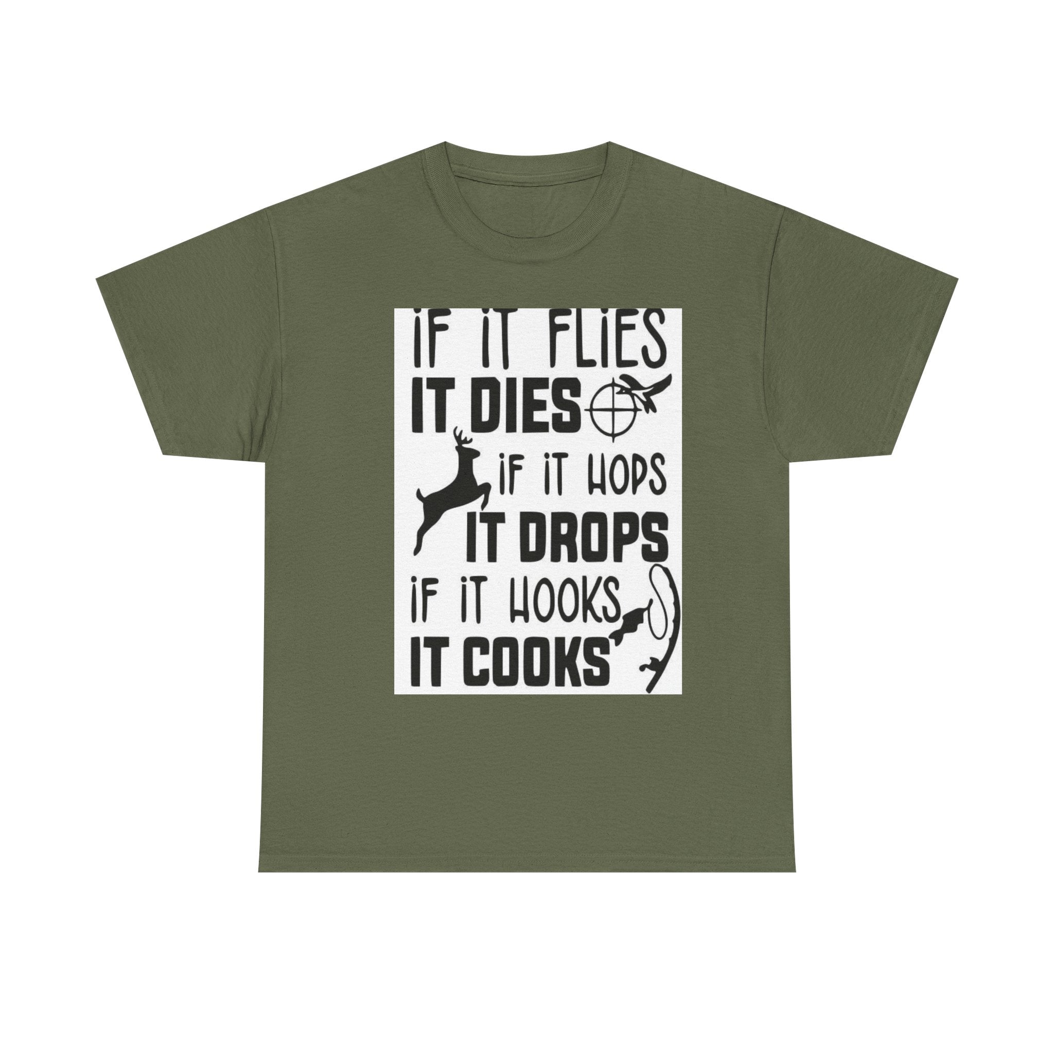 Hunting Quotes Tee, Funny Outdoor Shirt, Unisex Cotton T-Shirt, Gift for Hunters, Casual Wear for Nature Lovers