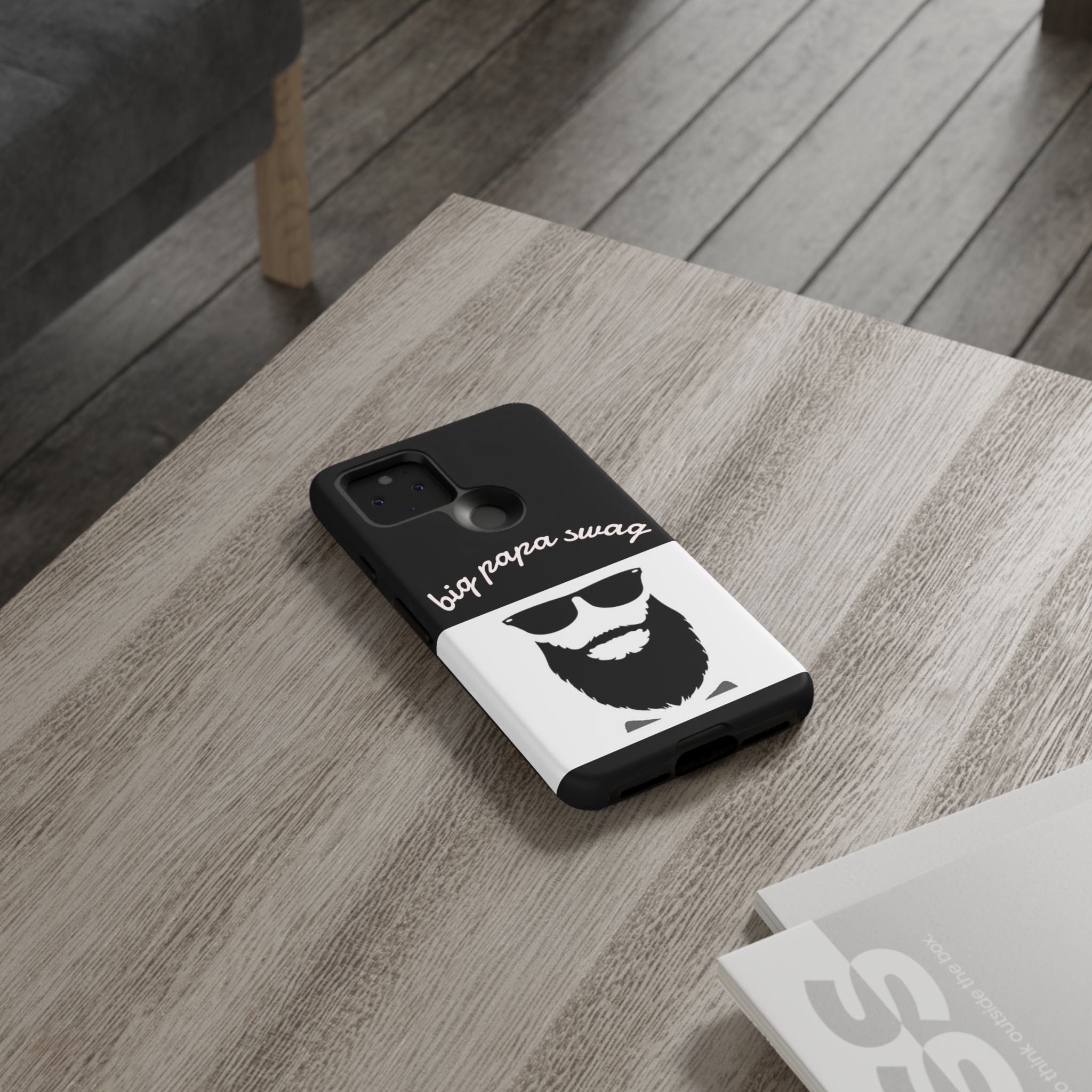 Stylish Phone Case for Dads, Big Papa Swag Design, Gift for Father's Day, Birthday Present, Cool Accessory, Trendy Mobile Cover