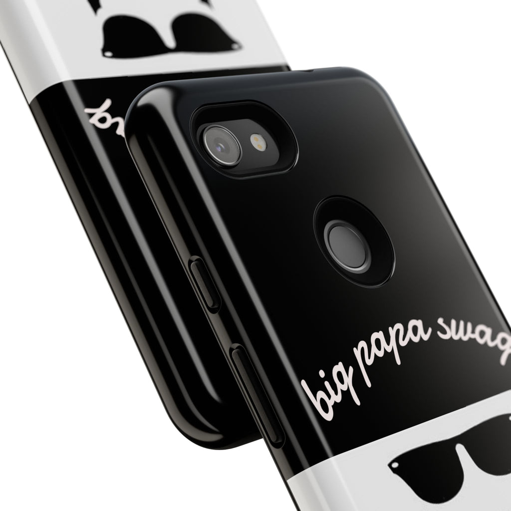 Stylish Phone Case for Dads, Big Papa Swag Design, Gift for Father's Day, Birthday Present, Cool Accessory, Trendy Mobile Cover