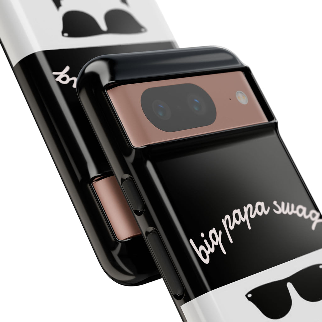 Stylish Phone Case for Dads, Big Papa Swag Design, Gift for Father's Day, Birthday Present, Cool Accessory, Trendy Mobile Cover