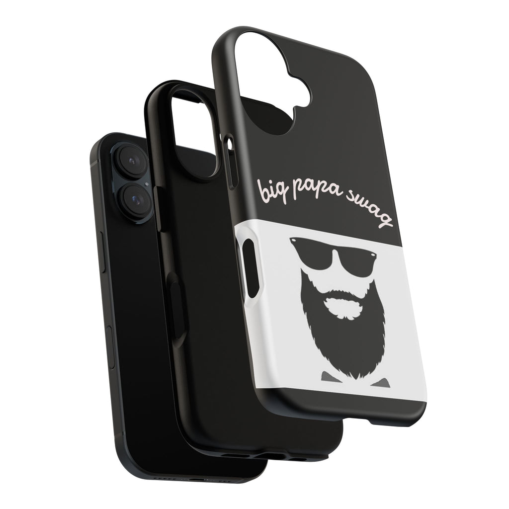 Stylish Phone Case for Dads, Big Papa Swag Design, Gift for Father's Day, Birthday Present, Cool Accessory, Trendy Mobile Cover