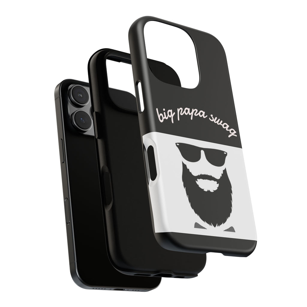 Stylish Phone Case for Dads, Big Papa Swag Design, Gift for Father's Day, Birthday Present, Cool Accessory, Trendy Mobile Cover