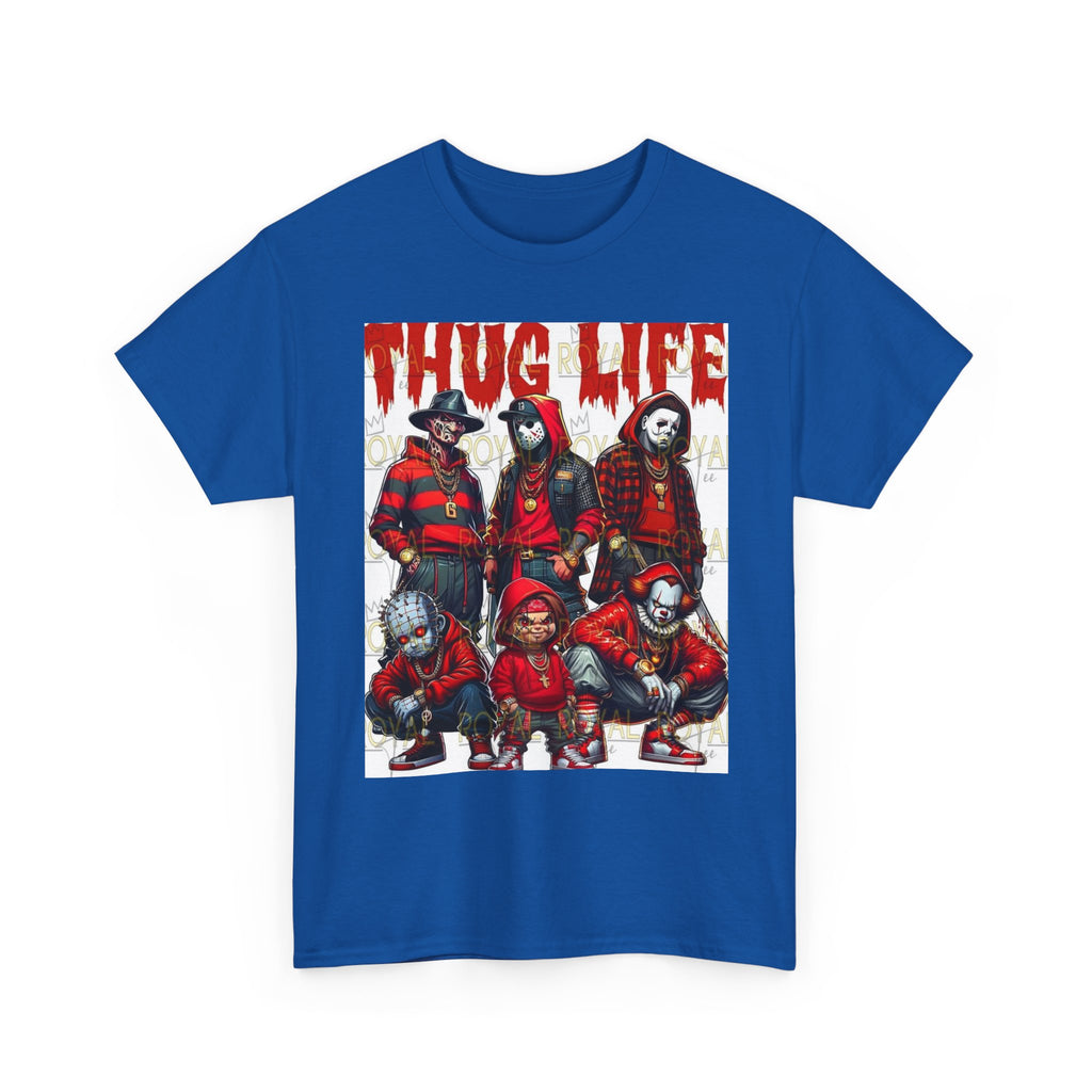 Thug Life Unisex Heavy Cotton Tee, Graphic Tee, Streetwear Style, Casual Wear, Gift for Friends, Trendy Apparel