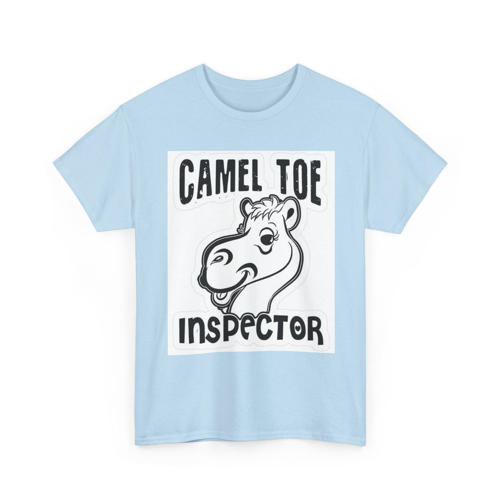 Funny Camel Toe Inspector Tee, Humorous T-Shirt for Parties, Gifts for Friends, Casual Wear, Novelty Gift Idea