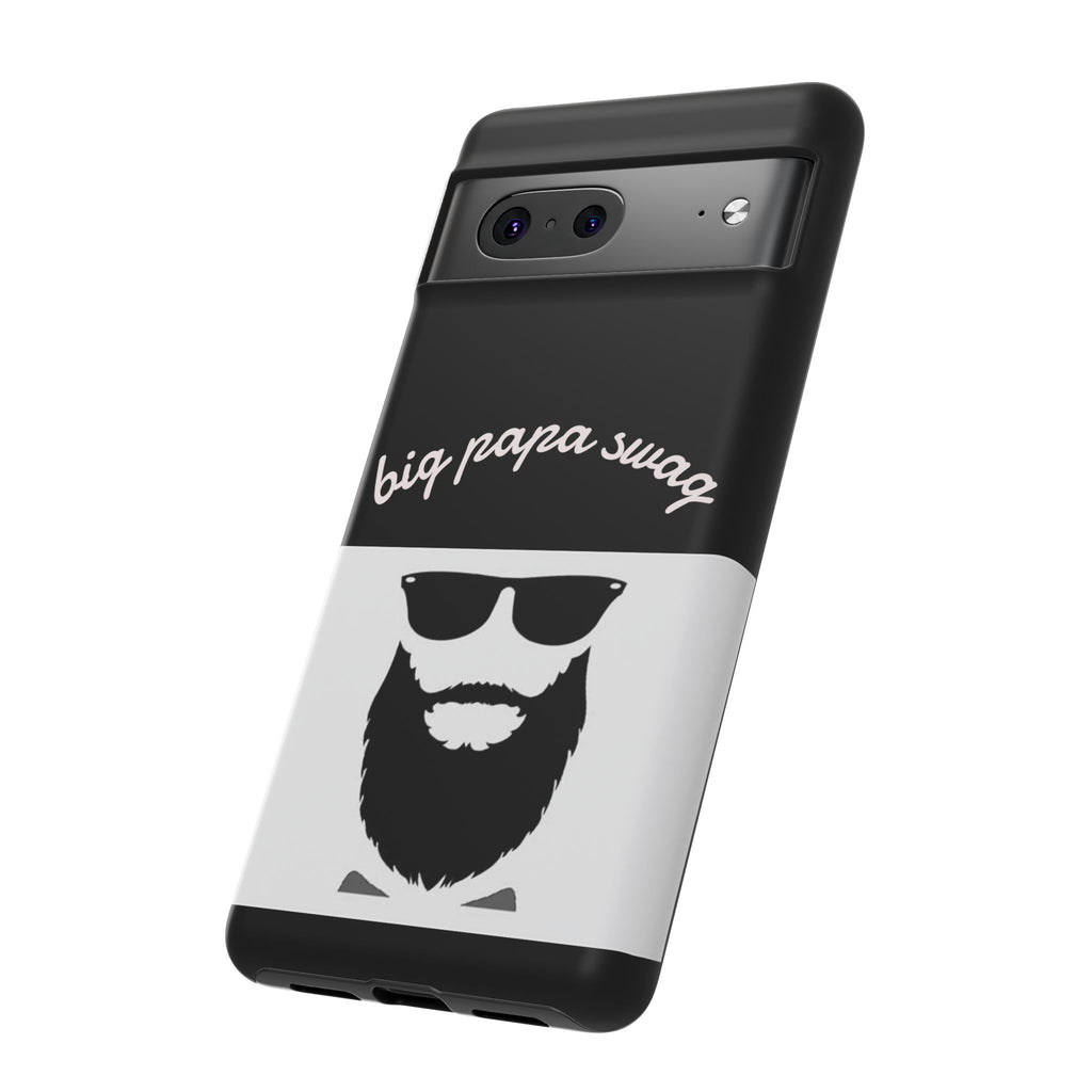 Stylish Phone Case for Dads, Big Papa Swag Design, Gift for Father's Day, Birthday Present, Cool Accessory, Trendy Mobile Cover