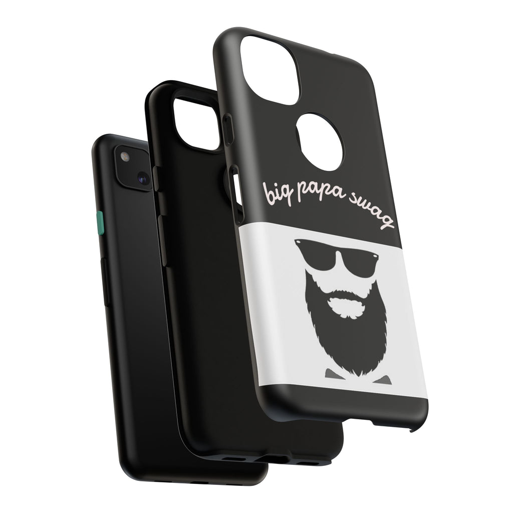 Stylish Phone Case for Dads, Big Papa Swag Design, Gift for Father's Day, Birthday Present, Cool Accessory, Trendy Mobile Cover