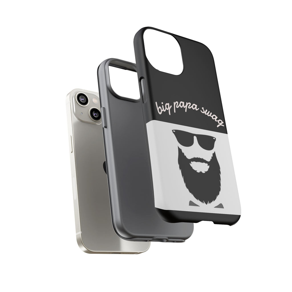 Stylish Phone Case for Dads, Big Papa Swag Design, Gift for Father's Day, Birthday Present, Cool Accessory, Trendy Mobile Cover