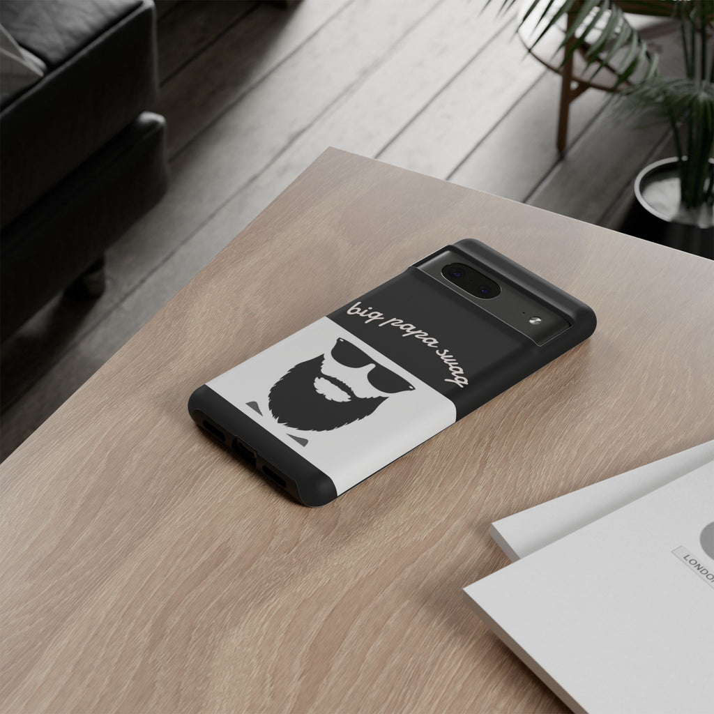 Stylish Phone Case for Dads, Big Papa Swag Design, Gift for Father's Day, Birthday Present, Cool Accessory, Trendy Mobile Cover