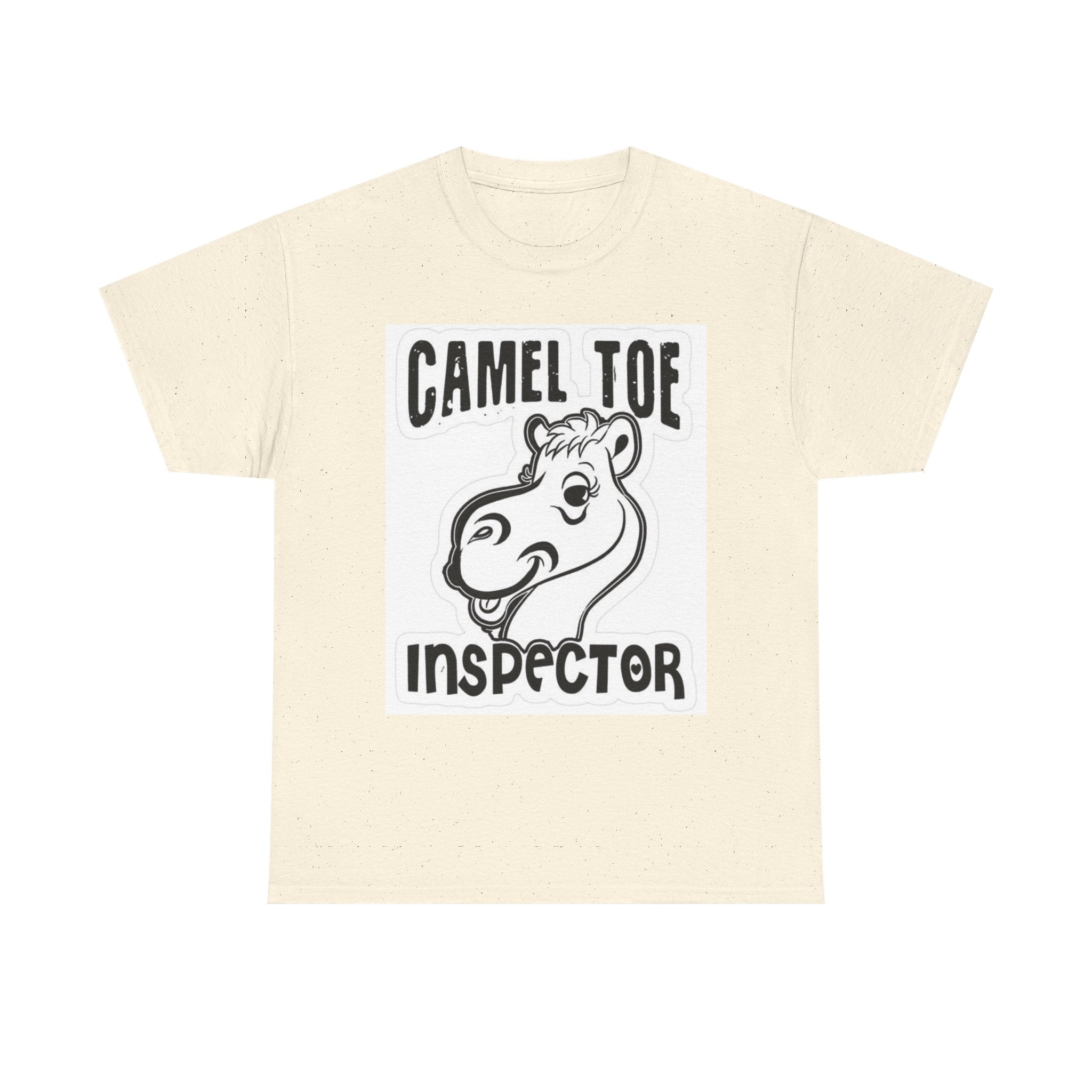 Funny Camel Toe Inspector Tee, Humorous T-Shirt for Parties, Gifts for Friends, Casual Wear, Novelty Gift Idea