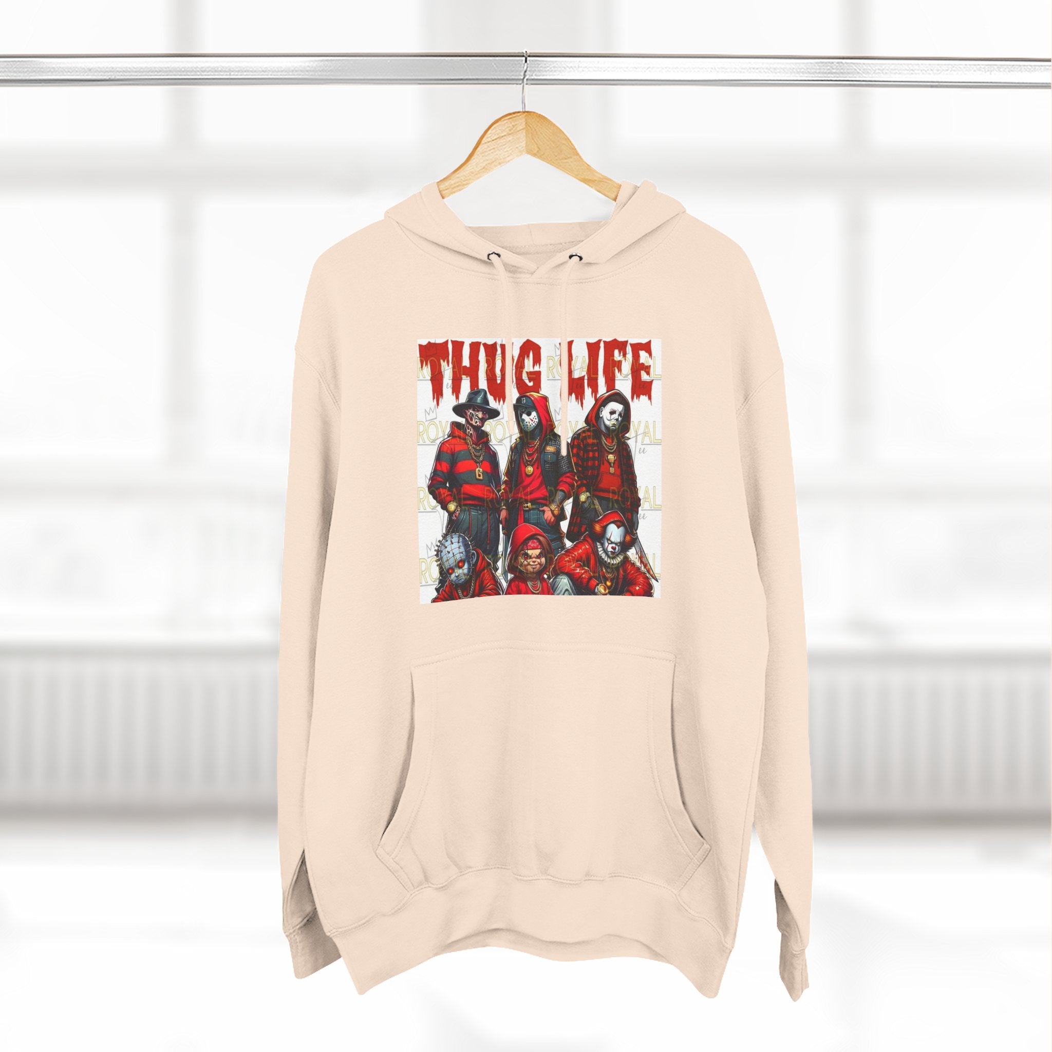 Thug Life Three-Panel Fleece Hoodie, Cozy Sweatshirt for Casual Wear, Gift for Friends, Unisex Hoodie for Everyday Comfort, Hoodie for [...]