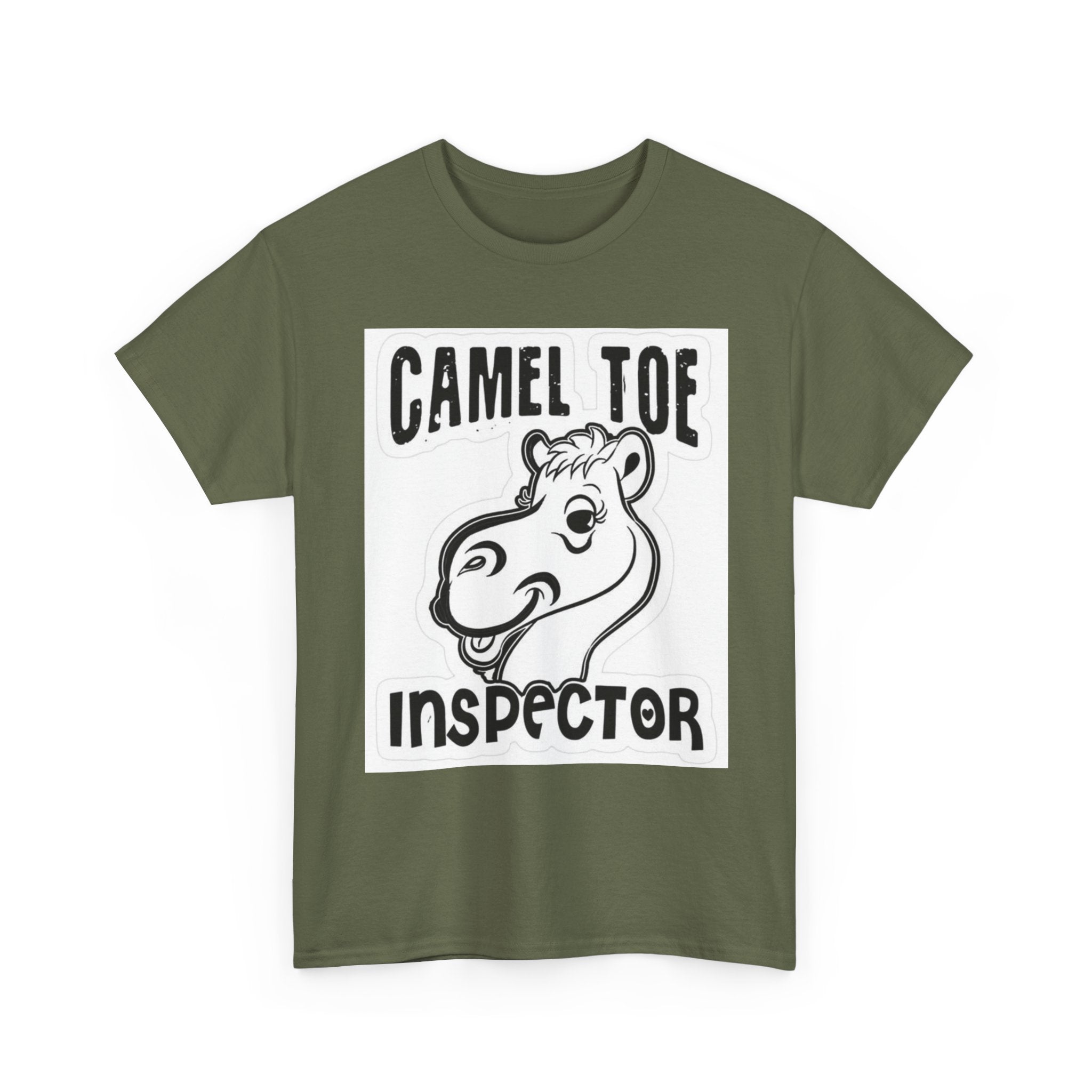 Funny Camel Toe Inspector Tee, Humorous T-Shirt for Parties, Gifts for Friends, Casual Wear, Novelty Gift Idea