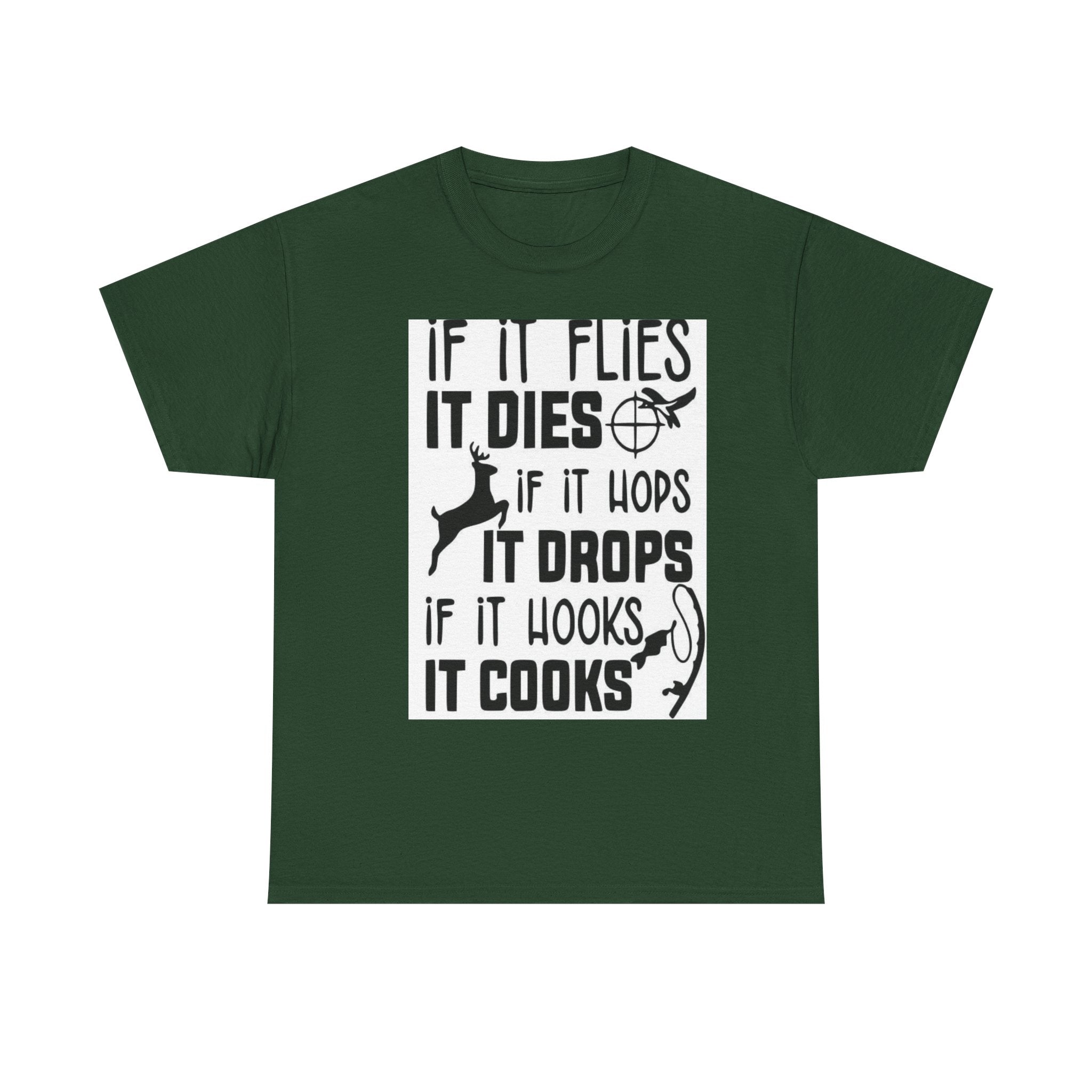 Hunting Quotes Tee, Funny Outdoor Shirt, Unisex Cotton T-Shirt, Gift for Hunters, Casual Wear for Nature Lovers