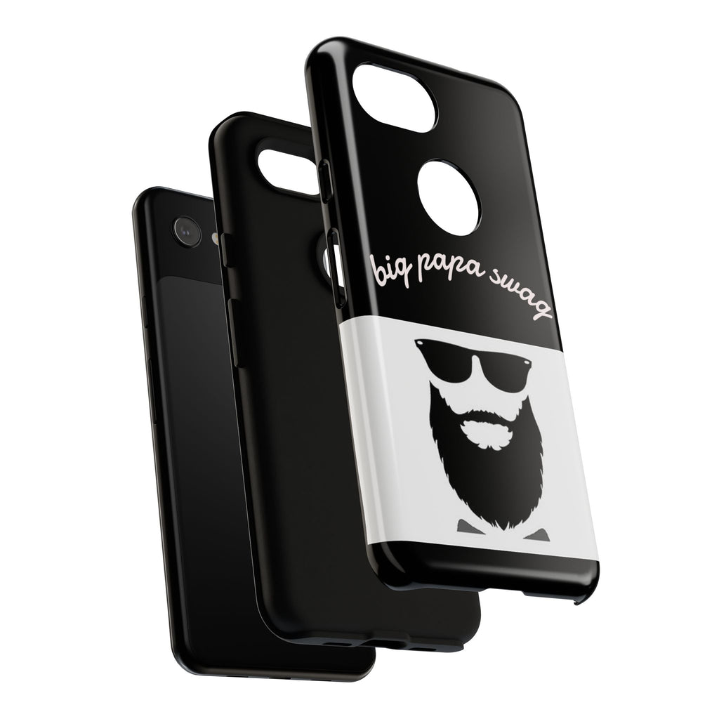 Stylish Phone Case for Dads, Big Papa Swag Design, Gift for Father's Day, Birthday Present, Cool Accessory, Trendy Mobile Cover