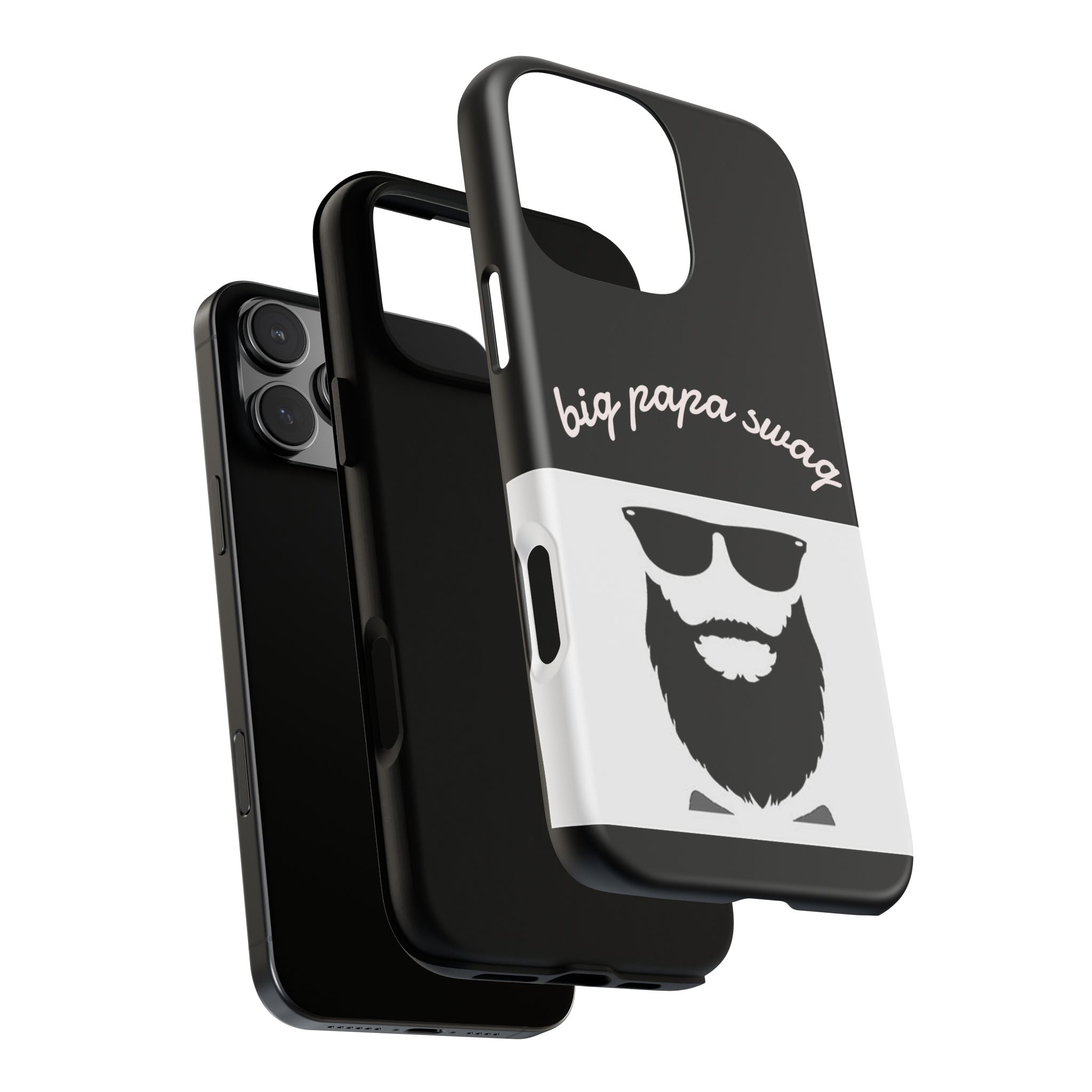 Stylish Phone Case for Dads, Big Papa Swag Design, Gift for Father's Day, Birthday Present, Cool Accessory, Trendy Mobile Cover